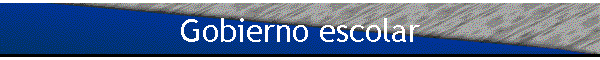 Gobierno escolar